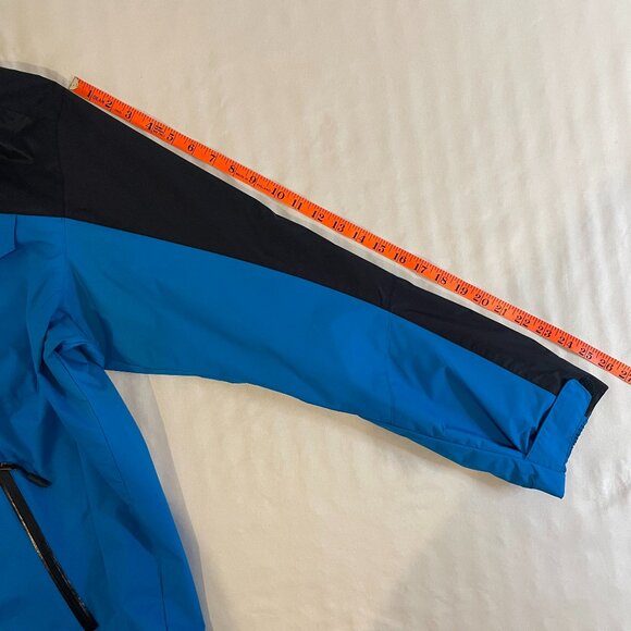 Columbia Mens XXL Hooded Interchange 3 in 1 Jacket 2 Piece Waterproof Blue Black - Picture 13 of 16